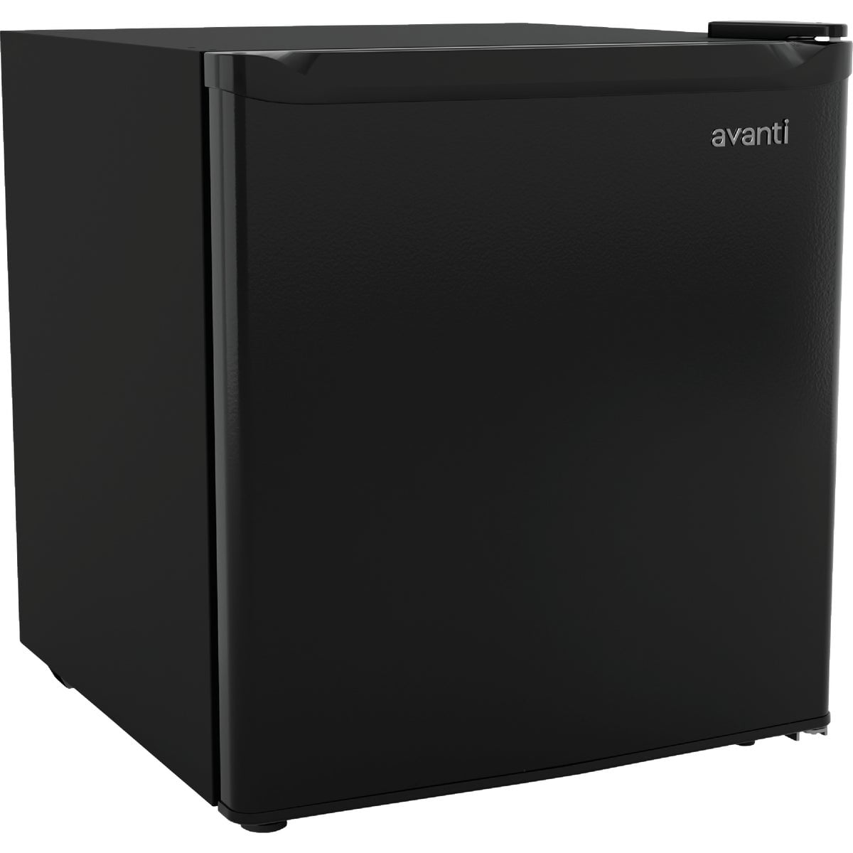 Avanti Mini Fridge 1.6 Cu. Ft. Compact Refrigerator for Dorm, Office & Bedroom, Chiller Compartment, Glass Shelf, Reversible Door, ENERGY STAR, Black