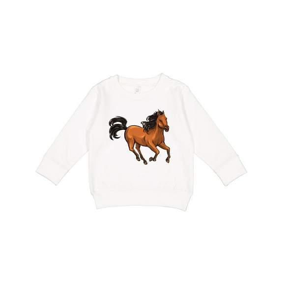 Inktastic Wild Mustang Horse Galloping Toddler Sweatshirt