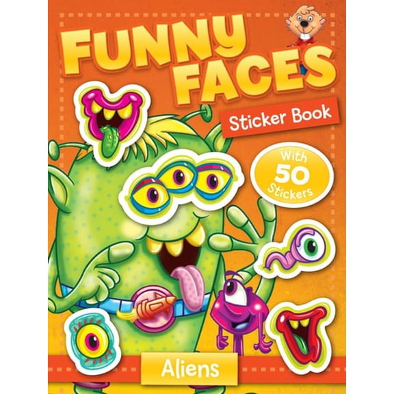 Pre-Owned Funny Faces Sticker Book: Aliens (Paperback) 1770662022 9781770662025