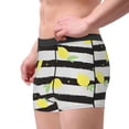 thumbnail image 2 of Uemuo Lemon Pattern Men's Boxer Briefs,Trunk Anti-Chafing,Comfortable, Durable, and Stylish Underwear-X-Large, 2 of 9