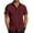 Wine Red, variant on COOFANDY Men's Wrinkle Free Business Dress Shirts Short Sleeve Button Down Shirts