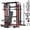 P43Pro-(with bench), variant on LNOW 2000LB Power Rack & Smith Machine Combo - All-in-One Home Gym with Dual Cable Pulleys, Strength Training Attachments