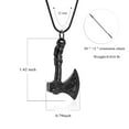 thumbnail image 2 of Thor Axe Urn Necklace for Ashes for Women Men Viking Axe Memorial Pendant Urn Necklace for Loved One Ashes Holder, 2 of 6