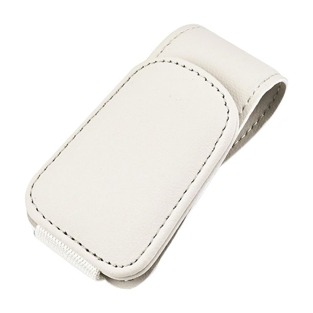 Soporte para gafas de sol para visera de coche, clip universal para colgar gafas de coche Beige