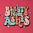 thumbnail image 6 of Wild Bobby Beauty From Ashes Groovy Font With Stars Vintage Men Premium Tri Blend Tee, Vintage Red, X-Large, 6 of 6