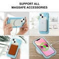 thumbnail image 4 of iPhone 13 Case, [Compatible with MagSafe] Heavy Duty Drop Rugged Shockproof Durable Frame Protective Anti-Scratch Bumper Case for Apple iPhone 13 6.1 Inch 2021 Release,Iceblue, 4 of 6