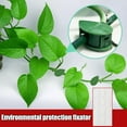 thumbnail image 3 of Wall Climbing Plant Clips with Adhesive - Space-Saving Invisible Vine Fixture Hooks for Indoor Plants, Garden, Balcony - Green ABS Plastic Clips (10 Pack + 12 Glue), 3 of 9