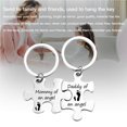 thumbnail image 2 of Parents Lovers Keyring Keys Holder Couples Stainless steel key chain Steel Keychain Holiday Anniversary Gift, Box package, 2 of 9