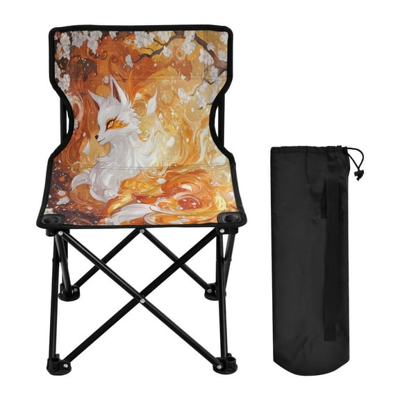 BZSMCE Camping Chairs Modern Fiery Whispers Pattern Folding chair
