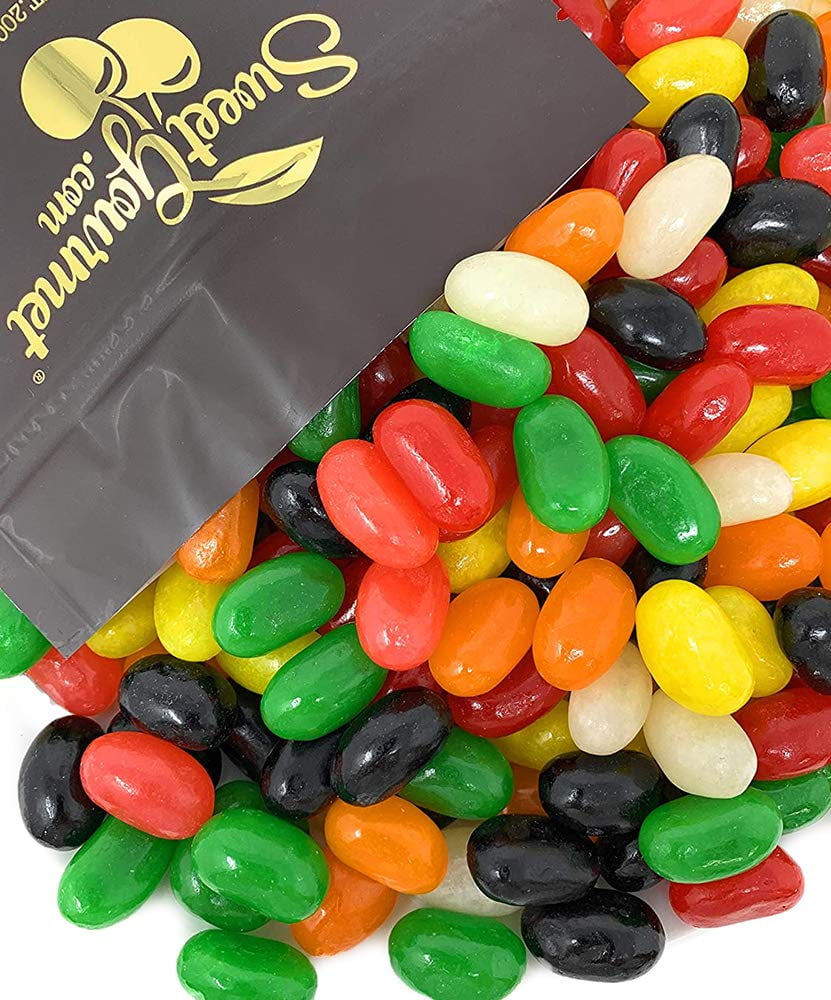 SweetGourmet Jumbo Spiced Jelly Beans | Bulk Unwrapped | 2 Pounds