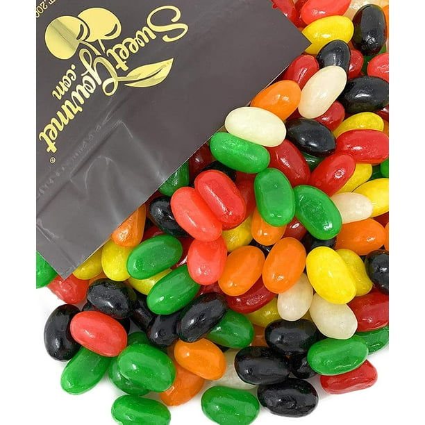 SweetGourmet Jumbo Spiced Jelly Beans Bulk Unwrapped 2 Pounds