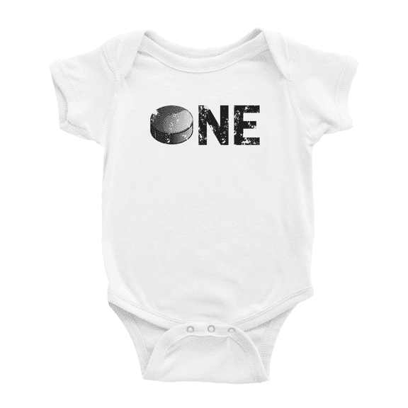 Hockey One Year Old Baby First Birthday Cute Baby Romper Boy Girl Unisex