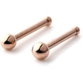 thumbnail image 1 of Briana Williams 18G Surgical Steel Curved Nose Stud Ring Bone Piercing Jewelry for Women, 1 of 1