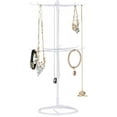 thumbnail image 1 of Support d'Affichage 2 Niveaux Support Rotatif pour Colliers, Bracelets, Boucles d'Oreilles, Bagues, 1 of 8