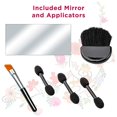 thumbnail image 3 of Vokai 74 Piece Makeup Kit Gift Set, Brushes, Eye Shadows, Lipstick & More (New York Case), 3 of 8