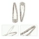thumbnail image 2 of 2 pinzas para el cabello con broche de diamantes de imitación, grandes, de metal y cristal, bonitas horquillas para el cabello, 2 of 7