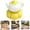 B, variant on Tabletop Ornament Cute Cartoon Pet Resin Figurine Simulation Animal Portable and lightweight for easy placement for photo prop decoration.