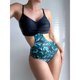 thumbnail image 2 of Traje de baño siamés Fridja Sexy Bikini Color Sólido, 2 of 7