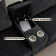 thumbnail image 6 of 136 '' Modern U-Shaped Modular Sectional Sofa, Couch with Center Console, Cup Holders, Storage Ottoman, and Built-in USB Charger, 6 of 9