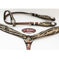 thumbnail image 2 of Show Tack Bridle Western Leather Rodeo Headstall Breast Collar 8529, 2 of 2