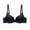 Black, variant on Solid Color Push Up Bra for Women Smoothing Adjustable Straps Bras Seamless Wire T-Shirt Bra, 34B/C-42B/C