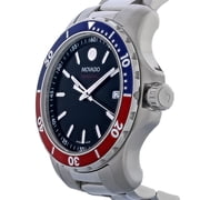 Movado Men's Series 800 Black Dial Watch - 2600152