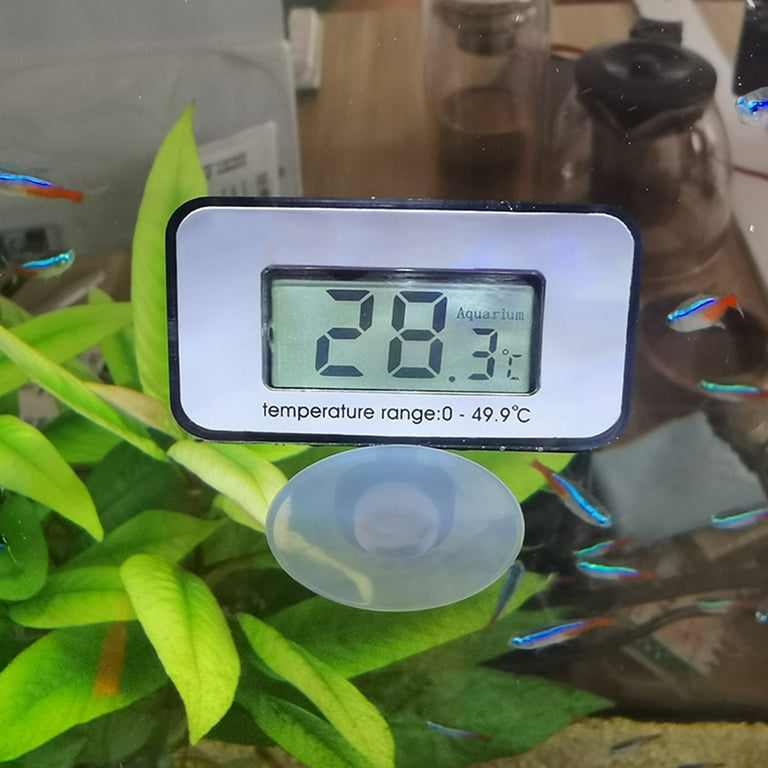 GlorySunshine Fish Tank Electronic Thermometer with Temperature