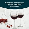 thumbnail image 4 of Libbey Vina Glassware Set, Elegant, Balloon-Shaped Red Wine Glasses Set of 6, Long Stem Wine Glasses for Weddings, Birthdays, and Special Occasions, 4 of 6