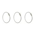 thumbnail image 1 of Langgg Wire Keychain Stainless Steel Cable Loop Keyring Home Car Keys Organization Hanging Luggage Tag Outdoor Gadget Cable Key Ring silver 15cmx2mm 3Set, 1 of 6