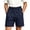 A Navy, variant on Boys School Uniform Shorts 10-12,Breathable Solid Color Side Pockets Summer Shorts Khaki