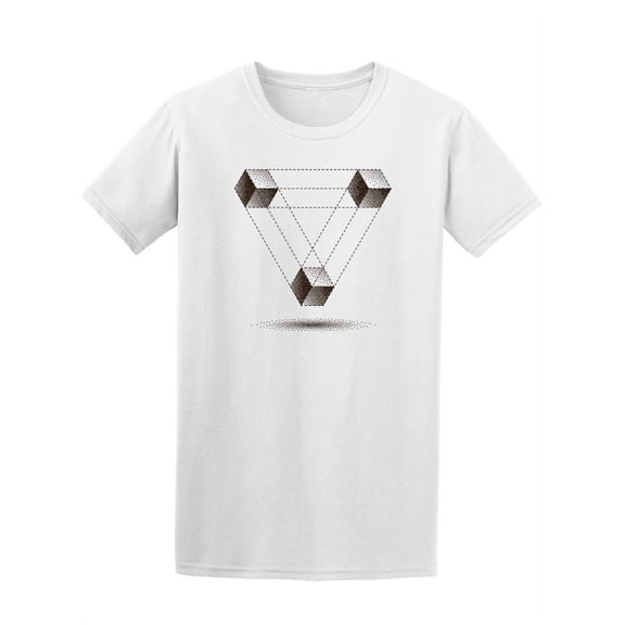 Infinity Triangle T-Shirt Men -Image by Shutterstock, Male Large