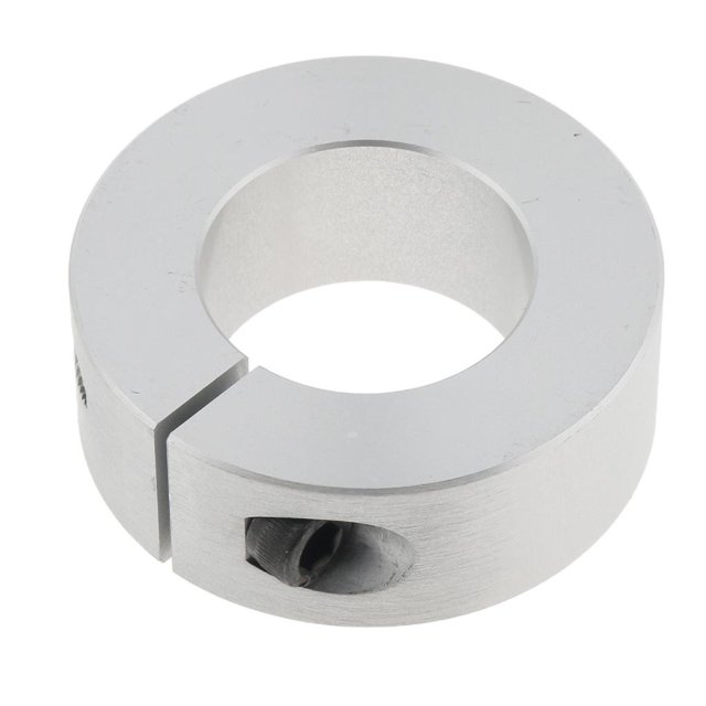 Collar de tope partido de aluminio de 10 mm, 13 mm, 16 mm, 22 mm, 28 mm, profundidad del eje de la broca 28mm Zulema Collar de parada de aluminio