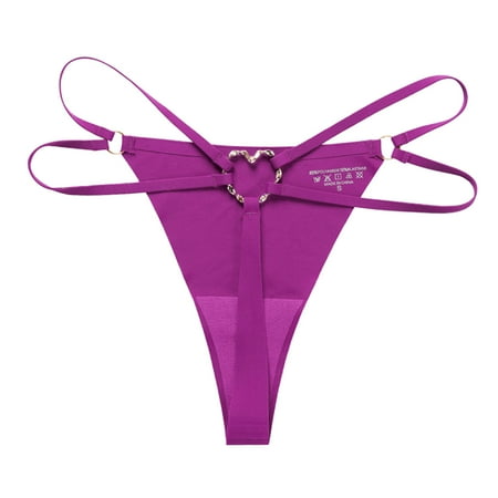 EHTMSAK Plus Size Bra Lingerie Women Adjustable Body Elastic Cupless Bra Dark Purple L