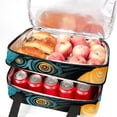 thumbnail image 5 of Penguin Double Layered Insulated Refrigerated Lunch Bag with Two Compartments - Large Capacity 7.1x11.4x16.1 Inches - Hand-Carry Lunch Bags, 5 of 6