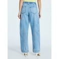 thumbnail image 3 of Scoop Women's Pull-On Cropped Barrel Pants, Sizes XS-XXL, 3 of 6