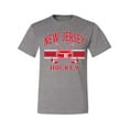 thumbnail image 2 of Wild Bobby City of New Jersey Hockey Fantasy Fan Sports Men's T-Shirt, Heather Grey, 4X-Large, 2 of 5