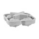 thumbnail image 1 of Molde de hielo de silicona antiadherente para hacer bolas de bricolaje Bandeja de moldes de hielo para el hogar, cocina, suministros para hacer bebidas, gris claro Guardurnaity HA004090-01, 1 of 7