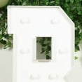 thumbnail image 6 of Balsa Circle 4 feet White Marquee Letter B Warm White LED Lighted Sign Wedding Event Graduation Party, 6 of 8