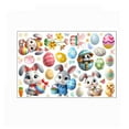 thumbnail image 2 of Pegatinas de pared, pegatinas de Pascua para ventanas, pegatinas para puertas, decoraciones de Pascua, pegatinas de conejo con huevos, calcomanías para Pascua, pegatinas de Pascua para ventanas, decor, 2 of 6