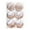 White WH, variant on WIZUTIZ Shatterproof Christmas Tree Ornaments 6-Pack Metallic Hanging Balls with Glitter Finish Non-Breakable for Party Home Holiday Decor