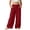 `Wine, variant on Hurxie Girls Wide Straight Leg Loose Sweatpants Elastic Waist Casual Jogger Pants with Pockets Wine,7 Years