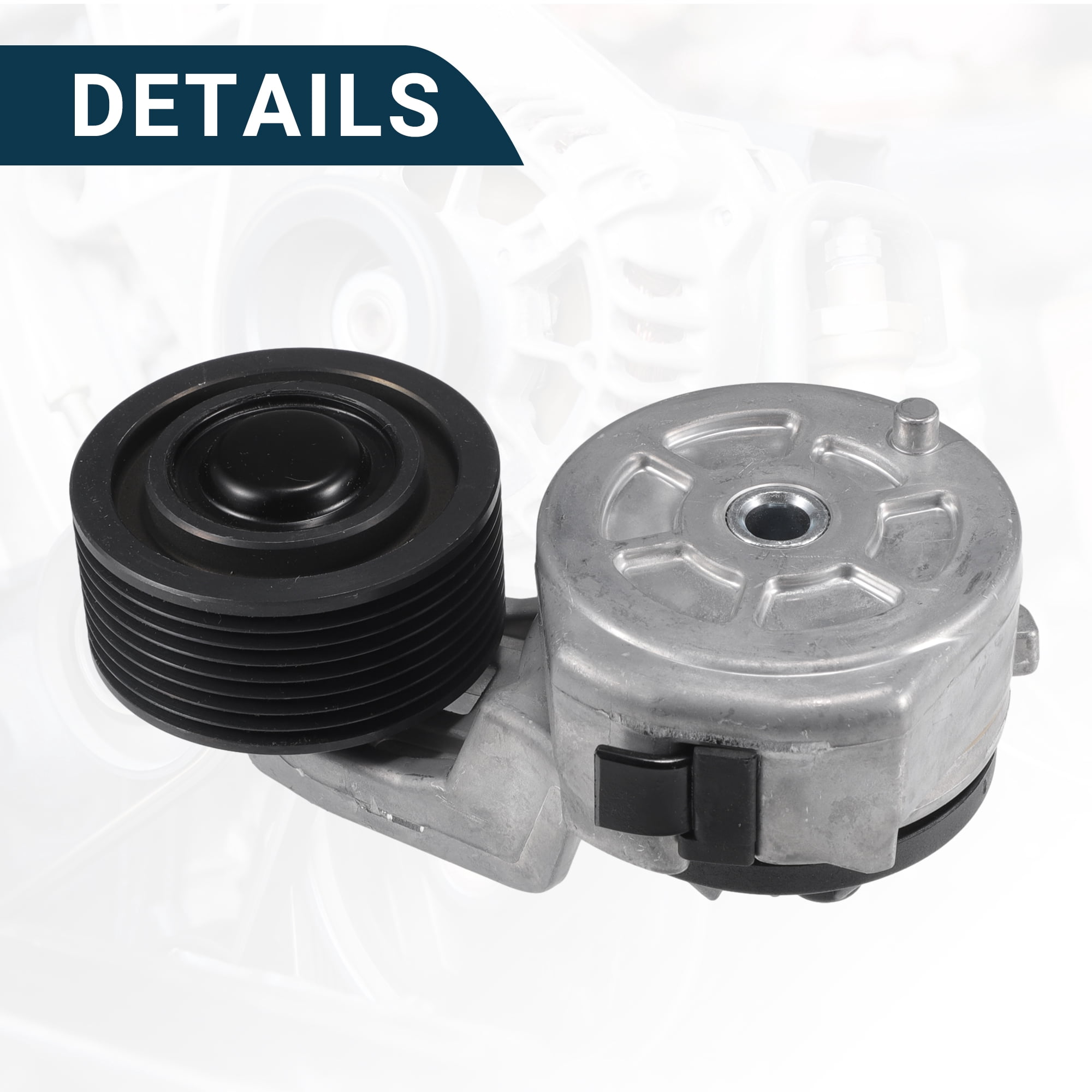 Belt Tensioner Assembly Durable No.3936213 Inner Truck Accessory Drive Belt Tensioner Silver Tone