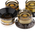 thumbnail image 3 of 4 piezas de resina guitarra tono de volumen perillas sombrero Yuyangstore Perilla de control de tono, 3 of 6
