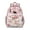 Pink-130, variant on Yoga Meditation Lotus Student Backpack Spacious Adjustable Padded Straps Chest Buckle Lightweight Durable School Backpack For Student And Students