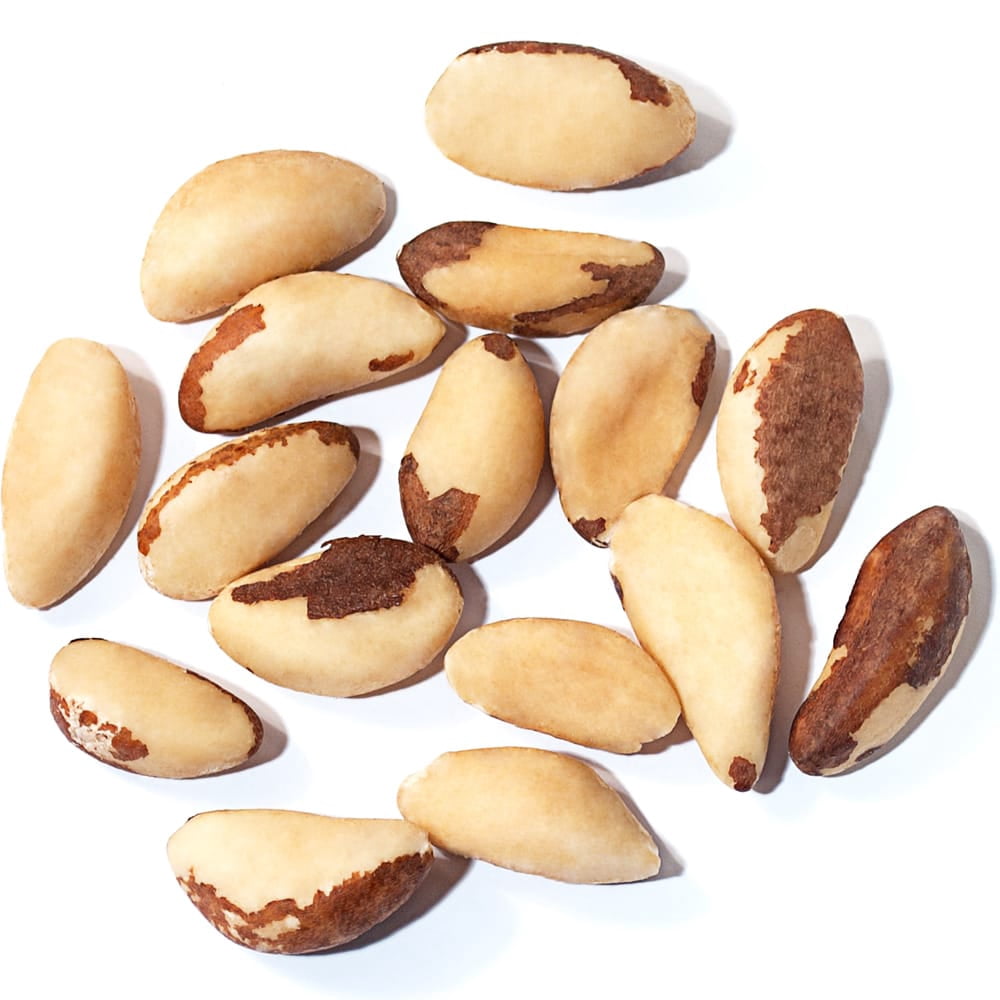 Raw Nuts in a Gift Box - A Variety Pack of Brazil Nuts, Almonds, Macadamia Nuts and Walnuts - by Food to Live