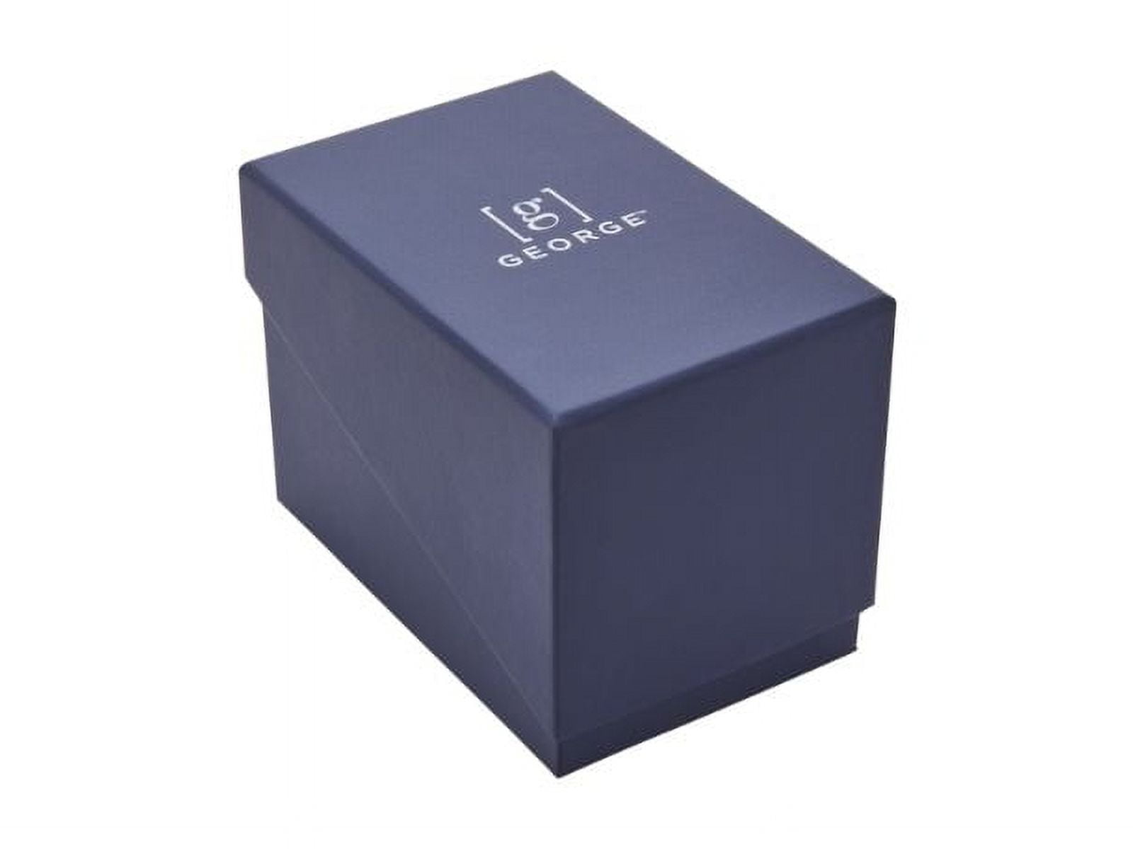 GEORGE Mens Digital WatchBlack Case, Positive Display, Nylo