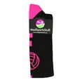 thumbnail image 2 of Volleyball Logo Crew Socks (Black/Neon Pink, Small), 2 of 2