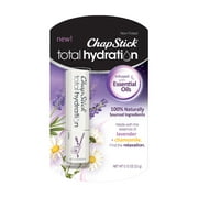 ChapStick Total Hydration Essential Oils Relax Chamomile + Lavender Flavored Lip Balm Tube - 0.12 Oz