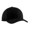 thumbnail image 2 of Port Authority Adult Unisex Regular Plain Cap Black/Black Small/Medium, 2 of 5