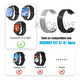 thumbnail image 2 of 2pzs Correa Acero Inoxidable Para Huawei Watch Fit 3/4/4pro Xtellar Negro/plata, 2 of 3